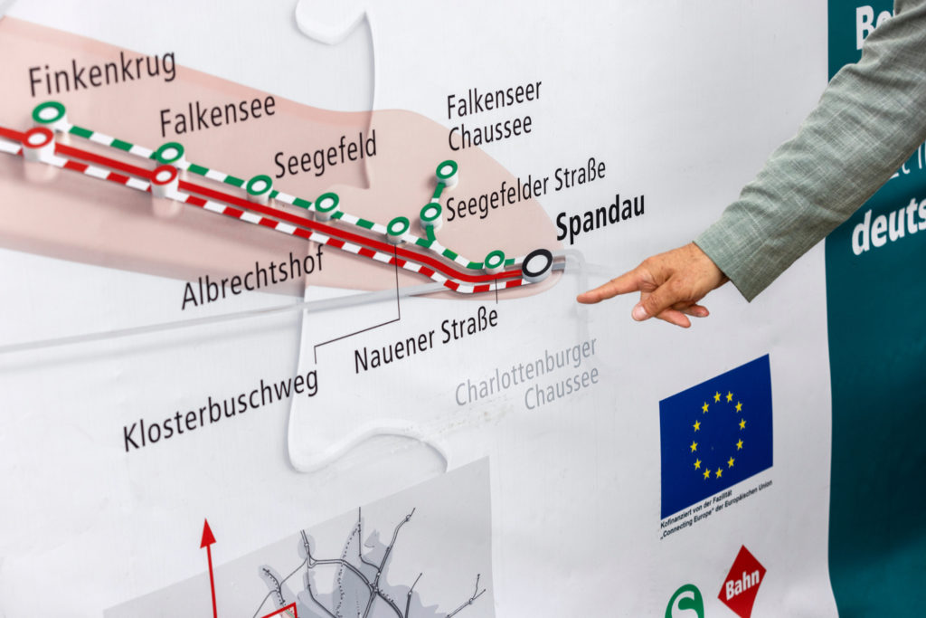 i2030-Planspiel: Ausbaustrecke Berlin-Spandau - Nauen, Foto: Deutsche Bahn, Pablo Castagnola