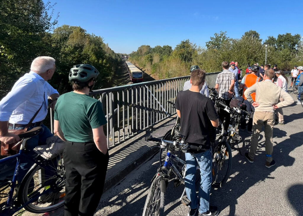 Brücke an der S25 Süd nach Teltow und zukünftig bis nach Stahnsdorf, Foto: Lima, VBB